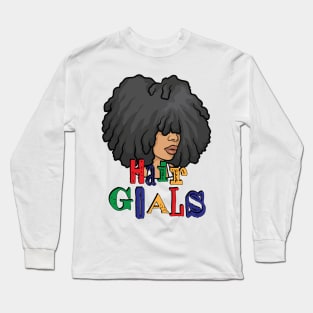 Free Form Hair Goals Long Sleeve T-Shirt